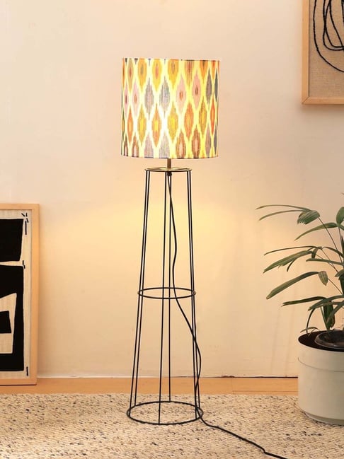 FIG Living Multicolor Ikkat 100 Floor Lamp