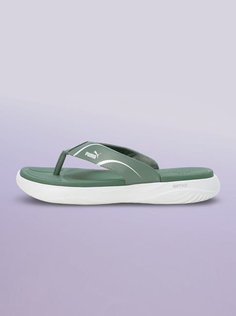 Buy Puma Men's Softride Eucalyptus Green Flip Flops for Men at