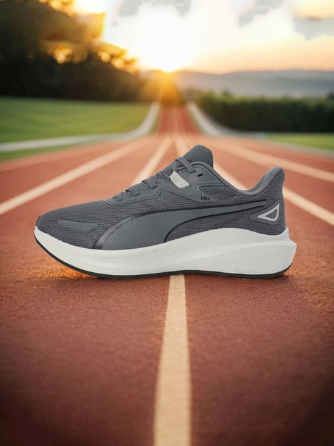 Buy Puma Men's Skyrocket Lite Cool Strong Grey Running Shoes for
