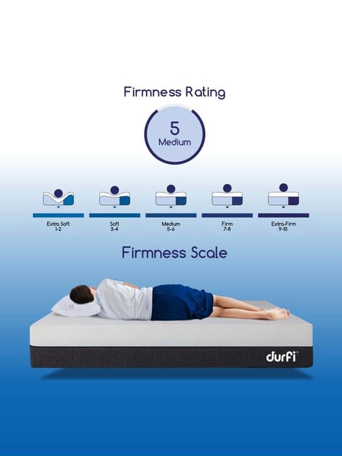 Durfi White Flex Natural Pincore Latex Green Tea Foam Orthopedic