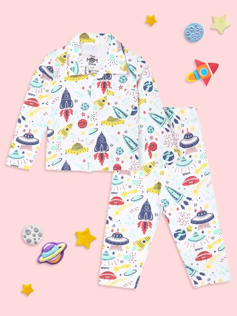 The Mom Store Multicolor Cotton Printed Romper-picture-46
