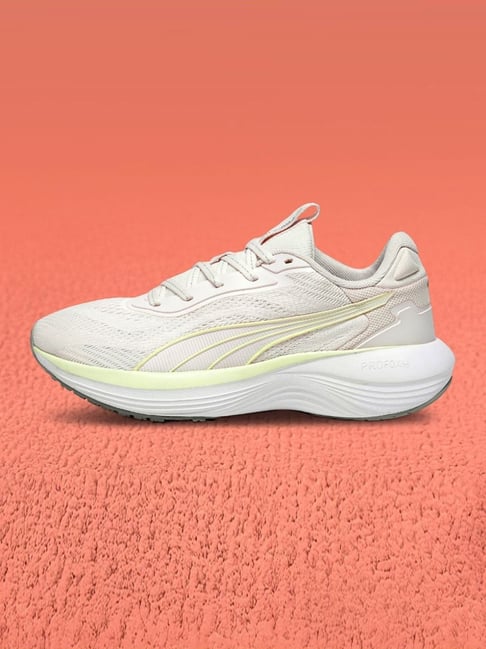 Puma Women's Jasmine Flower, White Gold Moon Galaxis Pro Performance  Boost Running Shoes