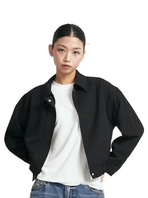 MIXXO Black Regular Fit Blouson Jacket-picture-21