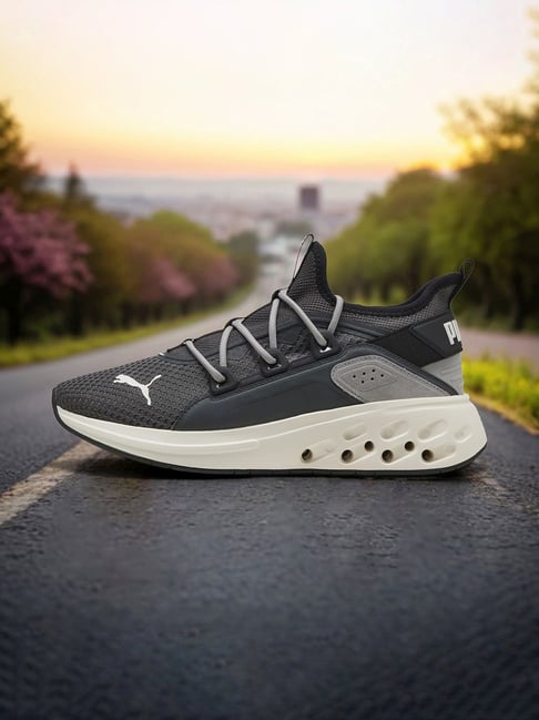 PUMA Unisex Softride Frequence Street Grey Running Shoes