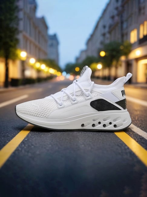 PUMA Unisex Softride Frequence Street White Running Shoes-picture-23