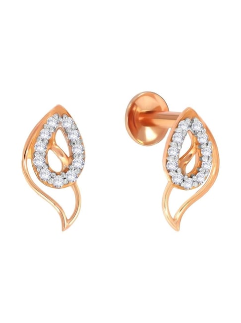 Buy Bhima Jewels 18k (750) Gold Diamond Stud Earrings for Women