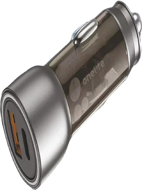 Onelife Micro CC03 PD Smart Car Charger,18W Type C PD &18W USB A Port,  Ultra-Fast Charging