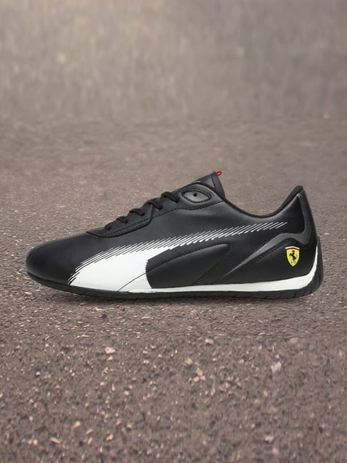 Puma Unisex Ferrari Black & White Sneakers