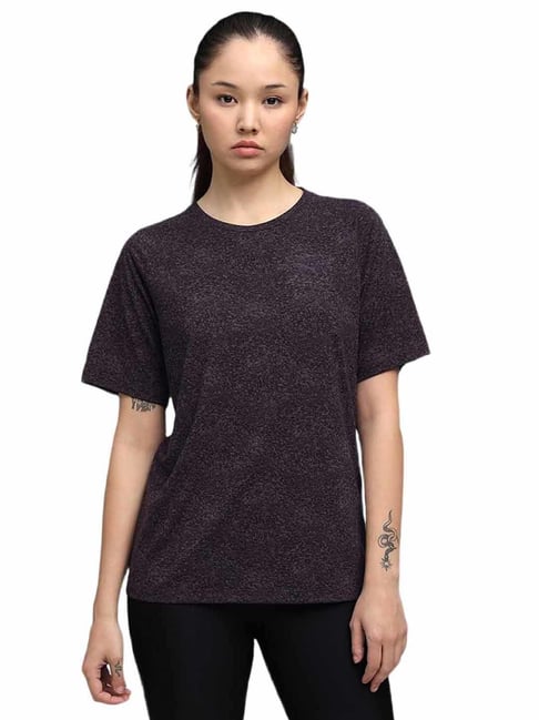 Puma Purple Essential All Over Print Printed Relaxed Fit Training T-Shirt-picture-39