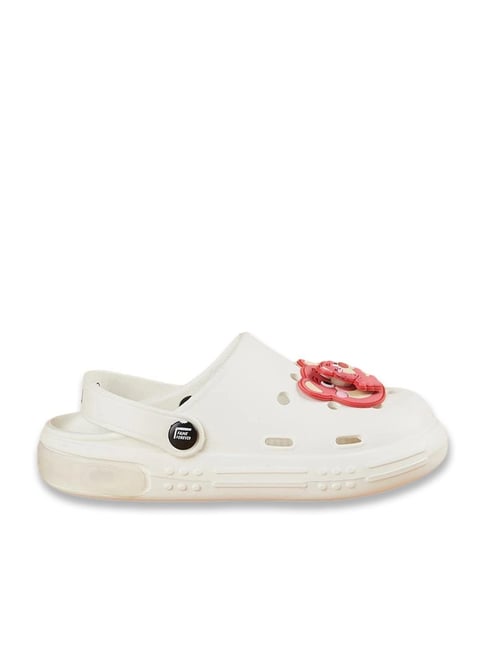 Fame Forever by Lifestyle Kids White Clogs