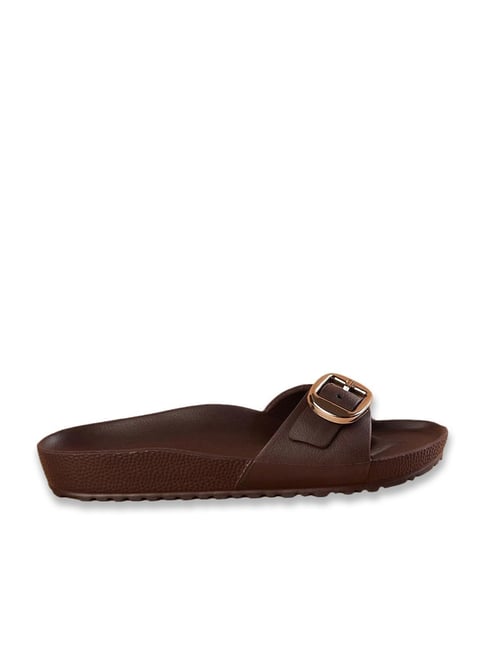 Ginger by Lifestyle Women's Brown Casual Sandals-picture-11