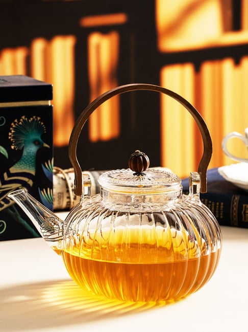 Goodhomes Clear Glass Kettle with Lid (800 ml)