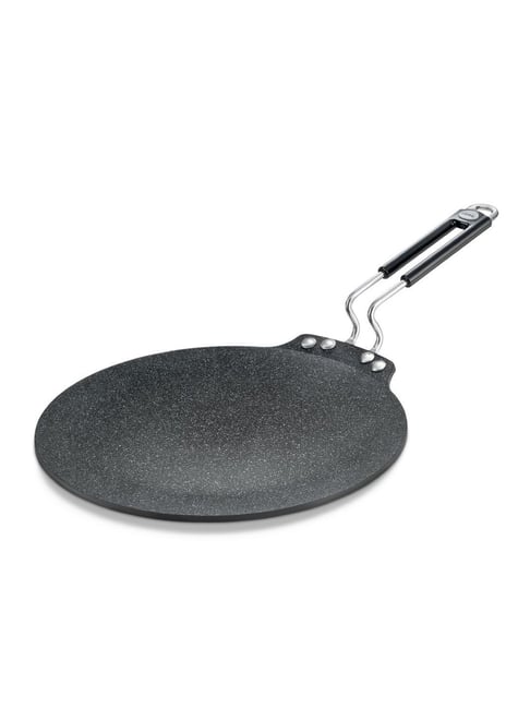 Prestige Black Hard Anodised Durastone Non-Stick Dosa Tawa