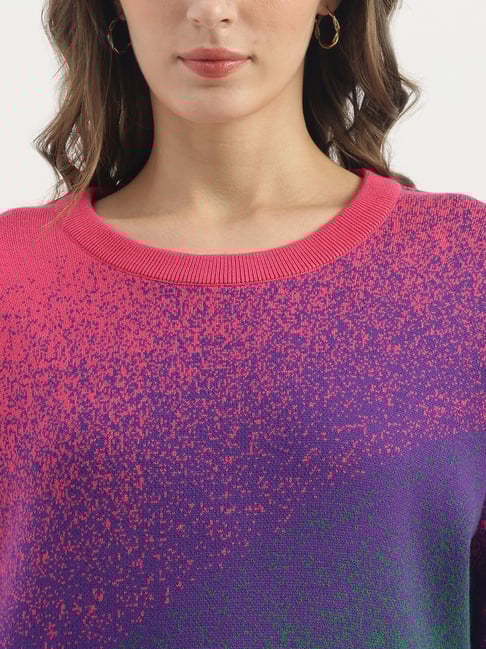 United Colors Of Benetton Multicoloured Cotton Regular Fit Ombre