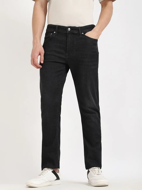 Calvin Klein Jeans Black Cotton Slim Fit Jeans-picture-20
