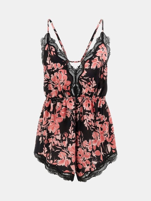 Guess Pink Romper Printed Short Sleepwear-picture-21