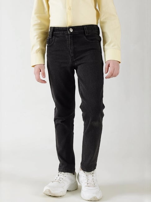 One Friday Kids Grey Regular Fit Jeans-picture-42