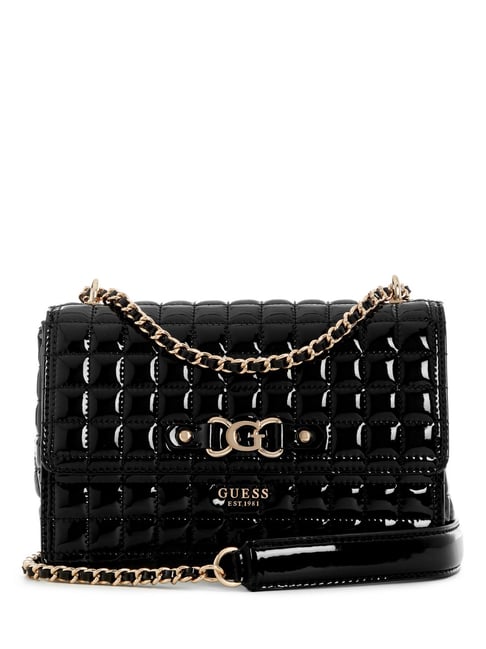 Guess Black NADIRA Quilted Cross Body Bag-picture-36