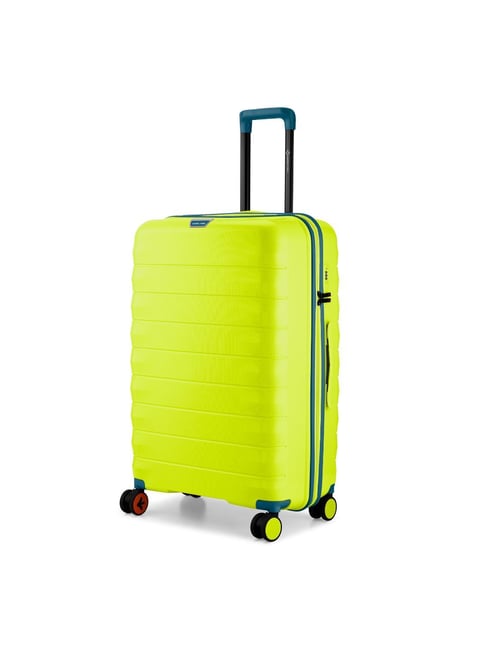 Nasher Miles Salzburg 24" Check-in Polypropylene Trolley Bag 65cm Medium Suitcase (L.Green D.Green)-picture-15