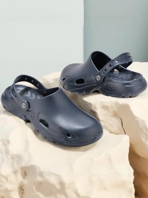 Woodland Men's Navy Clogs-picture-30