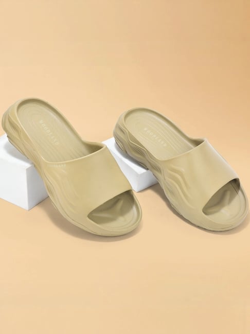 Woodland Men's Khaki Slides-picture-35