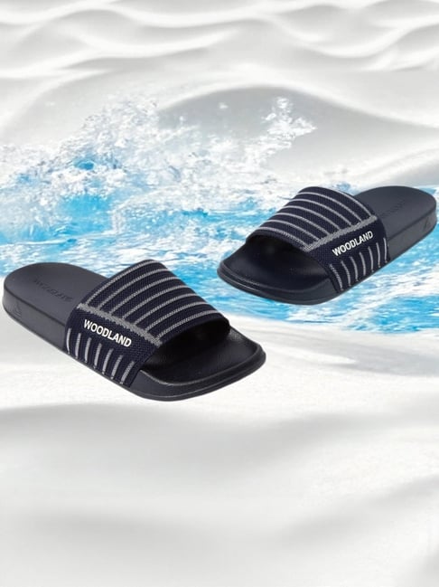 Woodland Men's Navy Slides-picture-33