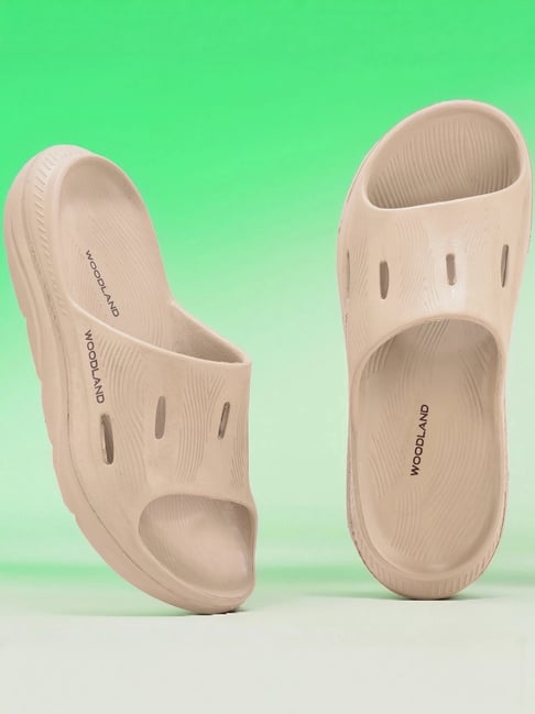 Woodland Men's Khaki Slides