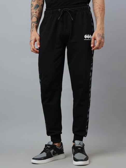 Free Authority Black Solid Regular Fit Joggers-picture-44