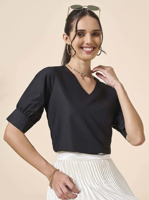 Style Quotient Black Regular Fit Top-picture-40