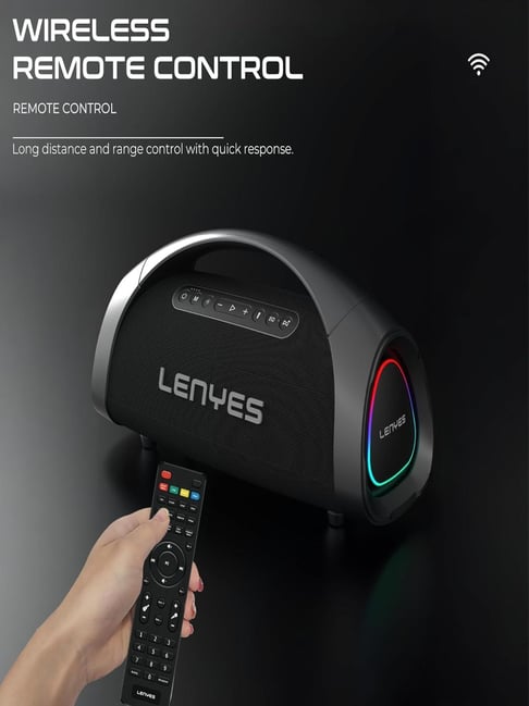 Lenyes S873 400W Bluetooth Party Speaker with Dual Wireless Uhf