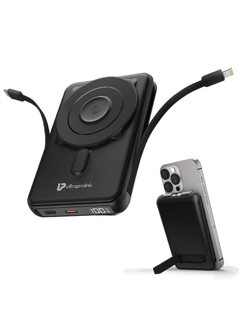 UltraProlink Juice-Up Mag in Wireless Black Power Bank