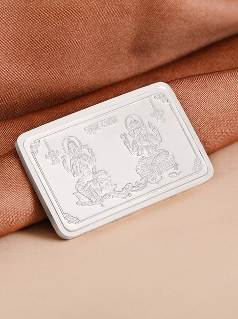 Touch925 999 Silver Ganesh and Laxmi Bar
