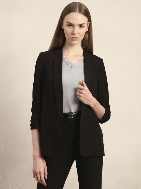 Vero Moda Black Regular Fit Blazer-picture-13