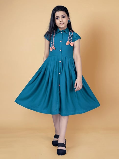 Fashion Dream Kids Blue Fit & Flare Dress