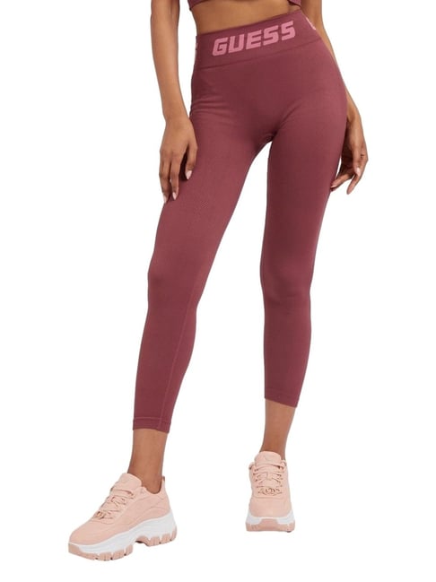 Guess Wine Cellar Logo Regular Fit Leggings-picture-23