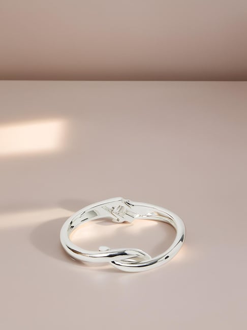 Accessorize London Silver Bangle for Women