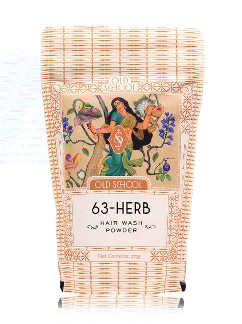 Old School Rituals 63-Herb Hair Wash Powder - 275 gm