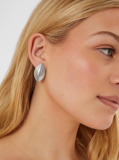 Accessorize London Silver Earrings for Women-picture-46