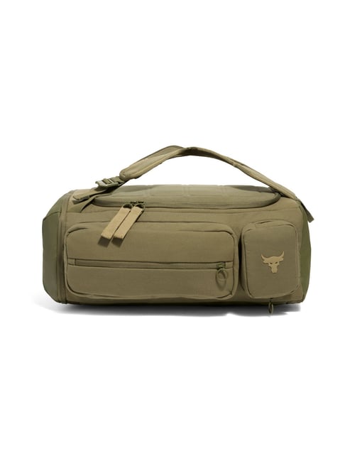UNDER ARMOUR Green Project Rock Duffle Backpack