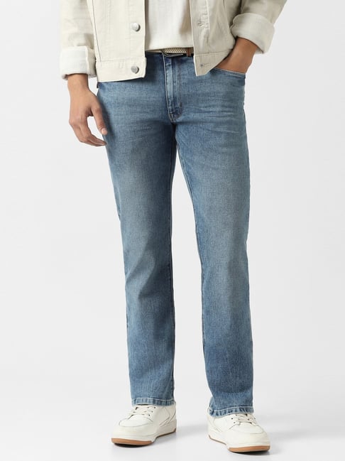 Van Heusen Blue Cotton Regular Fit Jeans-picture-30