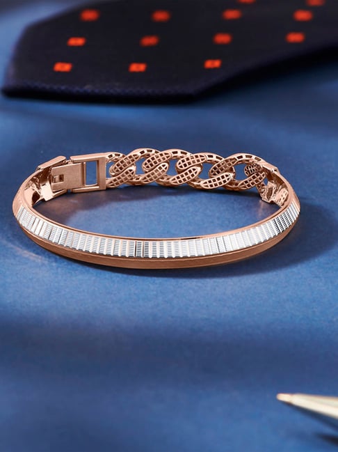 P.N.Gadgil Jewellers 18K Rose Titan Gold Bracelets for Women-image-24