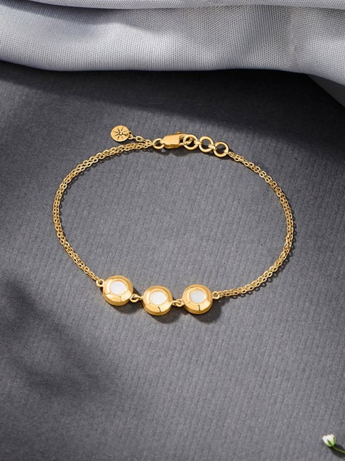 P.N.Gadgil Jewellers 18K Tri Essence Gold Bracelets for Women-image-19