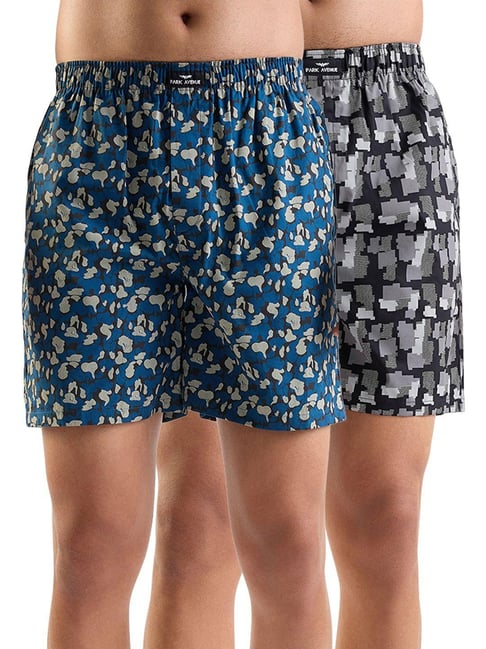 Park Avenue Multicolor Cotton Comfort Fit Printed Boxers