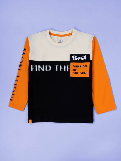 KiddoPanti Boys Multicolor Cotton Printed T-Shirts-picture-23