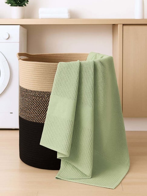 Haus & Kinder Sage Green Cotton Bath Towel Pack of 1