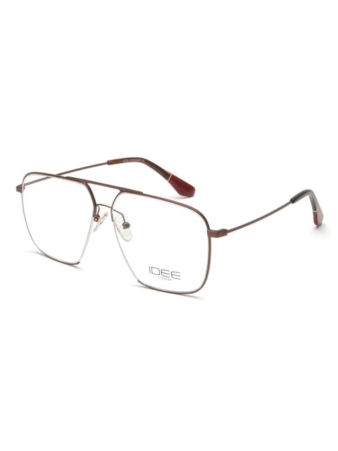idee brown square eye frames for men