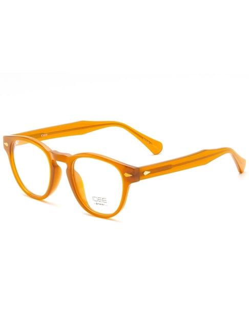 idee brown round unisex eye frames