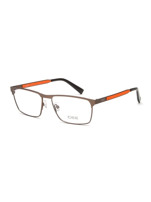 idee brown rectangular eye frames for men
