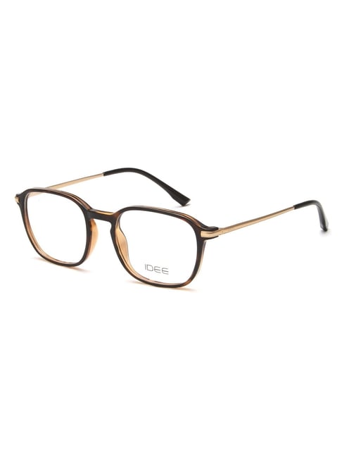 idee brown square eye frames for men