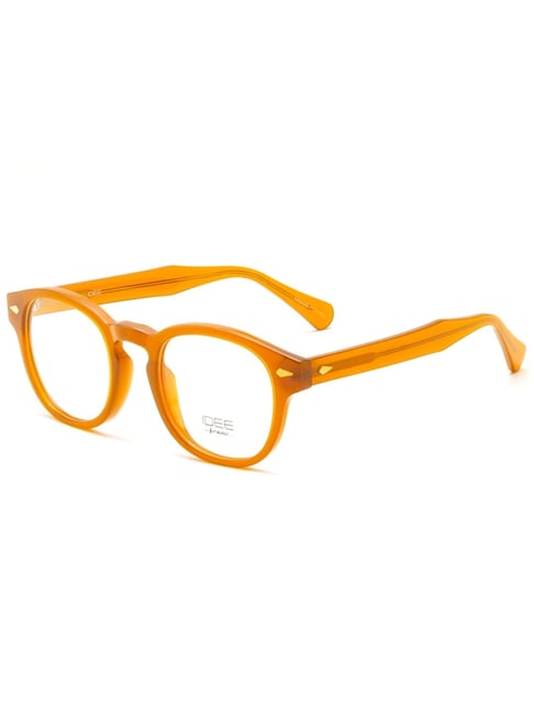 idee brown oval unisex eye frames